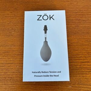 Zok Migraine Relief Device Naturally Reduce Tension/Pressure Inside Head, Sealed
